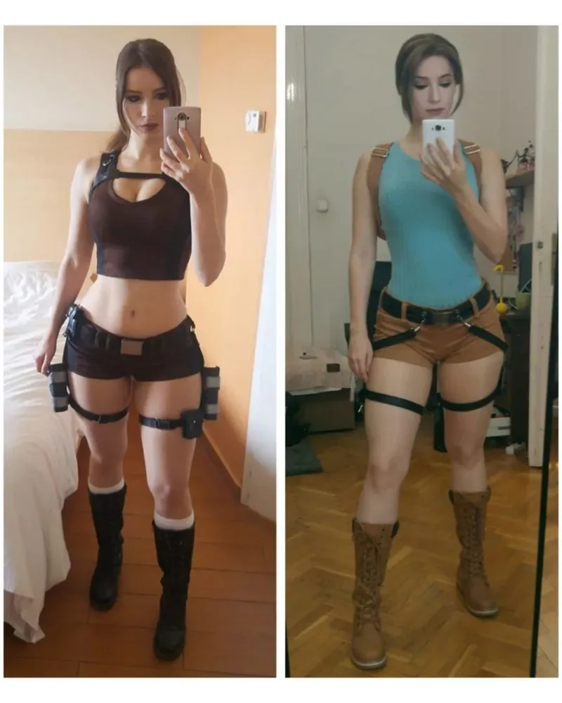 Enji Night has the perfect curves for cosplaying Cammy from Street Fighter